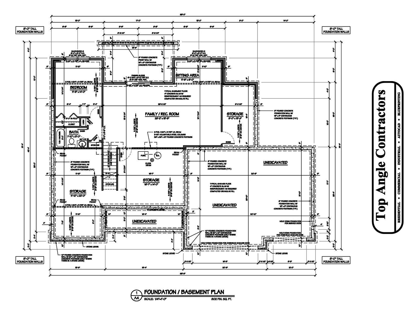 Basement floor plan Davenport IA